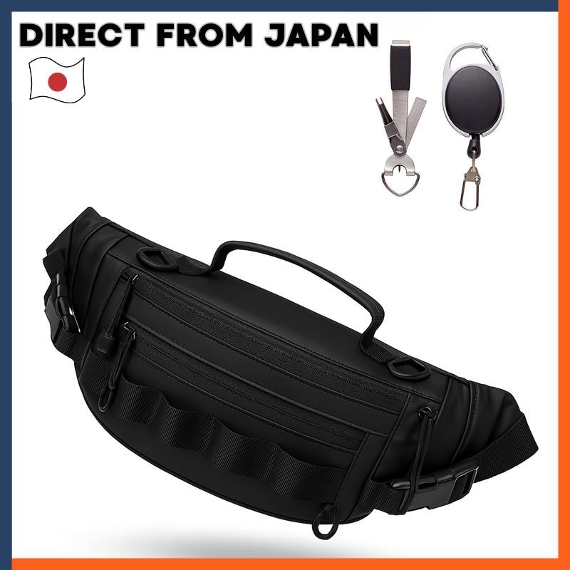 Thujopsis Fishing Bag Eging Fly Fishing Offshore Jigging Compact Waterproof Body Hip Bag Unisex 3 Co