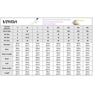 VONDA เสื้อผ้าสไตล์เกาหลีสำหรับผู้หญิง ลายสก๊อตวินเทจ แขนสั้นและขอบกระโปรงห่อนิ่มน่ารัก