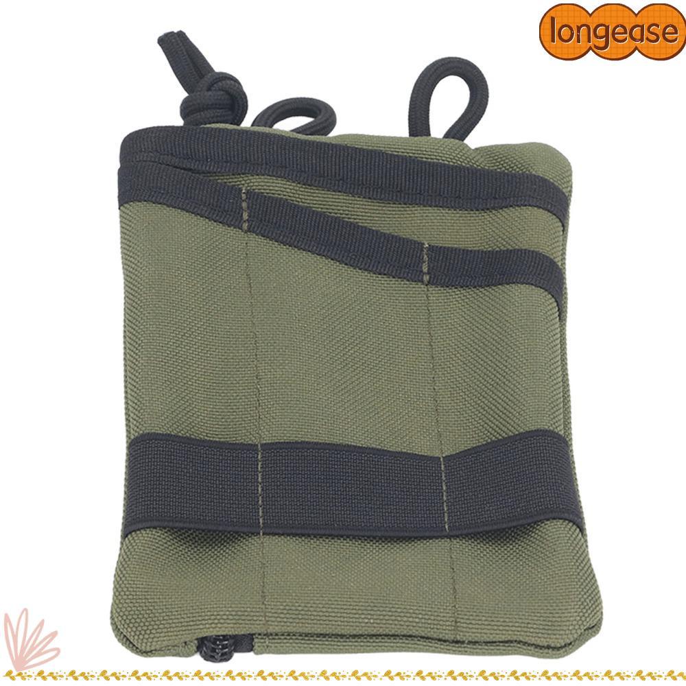 LONGE 2 ชิ้น EDC กระเป๋าเก็บ, แบบพกพามัลติฟังก์ชั่ EDC Organizer, ผ้าทนทานกระเป๋าเครื่องมือ EDC Kit