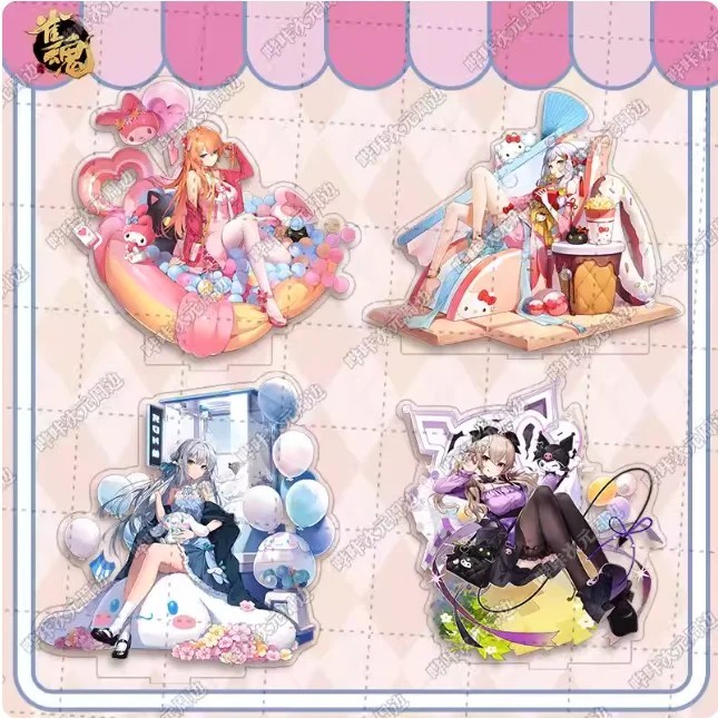 Standee Mahjong Soul อะคริลิค micha รุ่นของตัวอักษร Mai Aihara Xenia อะนิเมะสวยมาก ของสะสม ตกแต่งโต๊