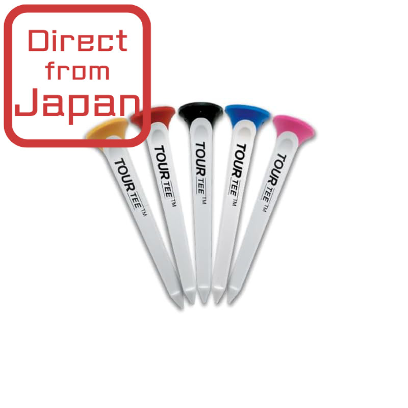 TOUR TEE LARGE WHITE SPINE Golf Tees (Pack of 5)