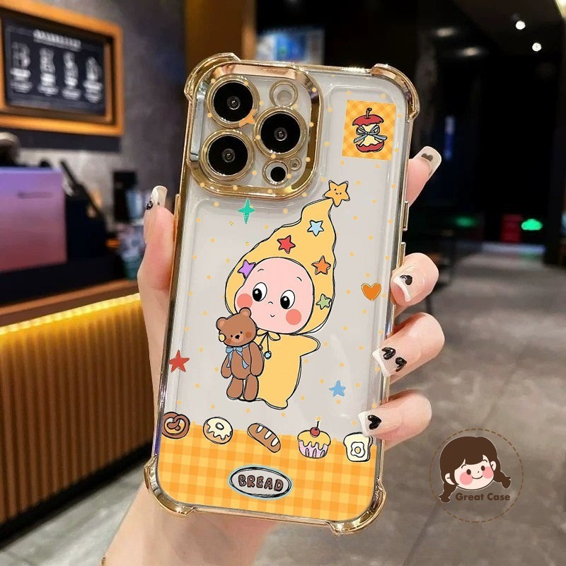 น่ารัก Star Baby Bear เคสโทรศัพท์สําหรับ Vivo Y11 Y7S Y3 Y3S Y05 Y04 Y04S Y03 Y02S Y02 Y02A Y02T T5X