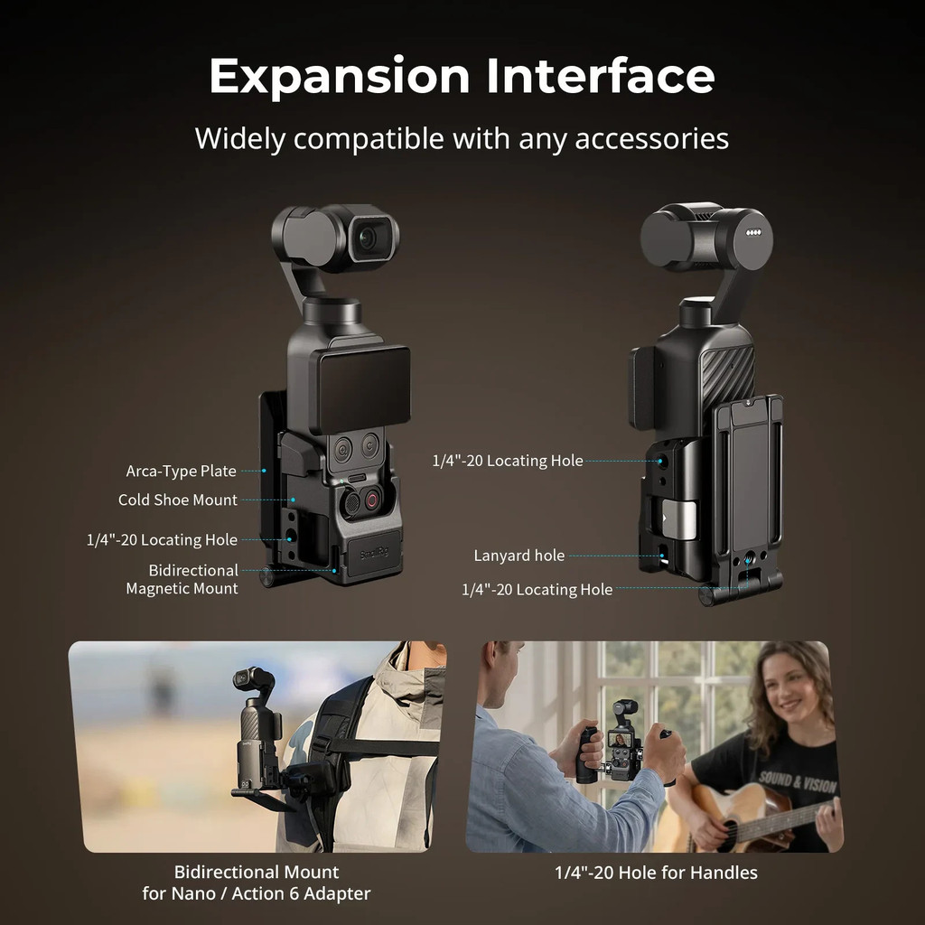 Smallrig DJI OSMO Pocket 4/Pocket 4P อุปกรณ์เสริม: รูปที่ 7