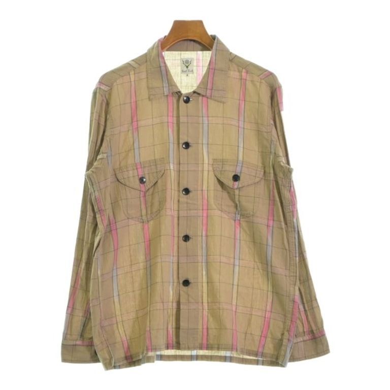 South2west8 yale+No.88 Shirt beige Direct from Japan Secondhand