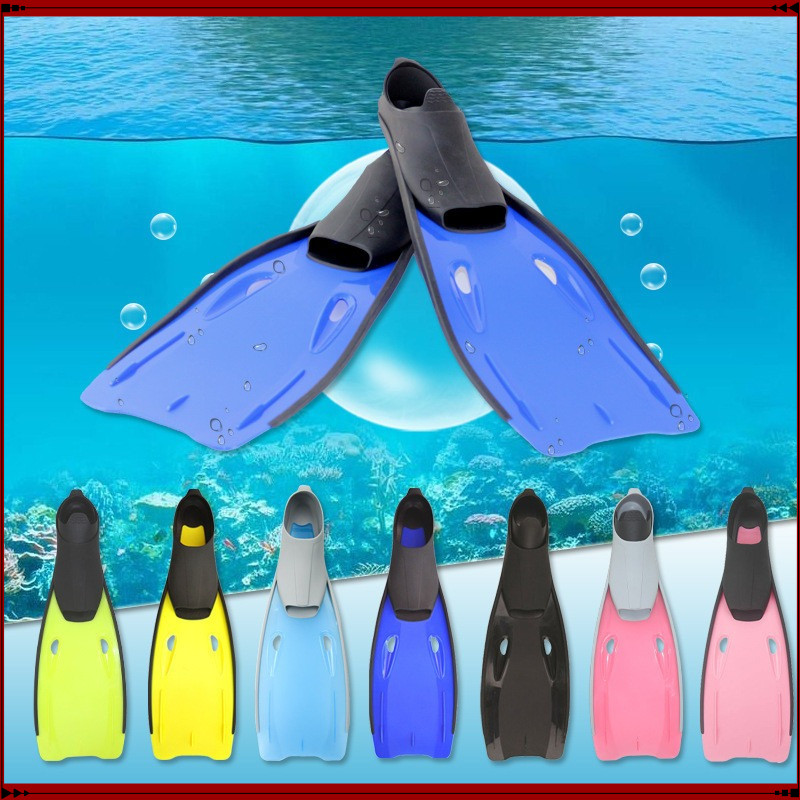 Unisex Adult Silicone Swim Fins ตีนกบซิลิโคนใส่ว่ายน้ำ แยกซ้ายขวา ใบสั้น สำหรับฝึกซ้อมระดับมืออาชีพ ชายหญิงใช้ร่วมกัน