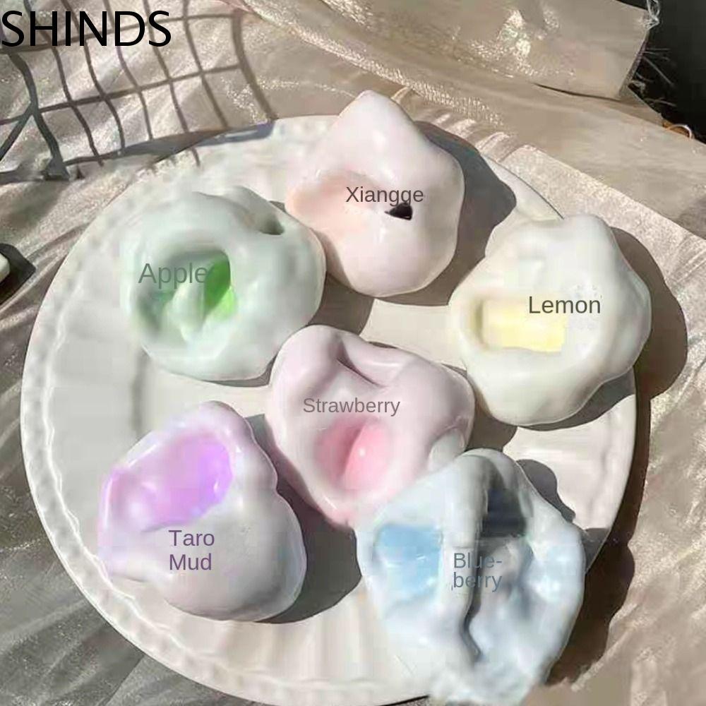 ของเล่นบีบ SHINDS, ของเล่นหยิกรูปทรงลูกบอลทํามือ, ตลกสมจริงสร้างสรรค์ Fidget ผิวน้ําแข็งข้าวเหนียวของเล่นเด็ก