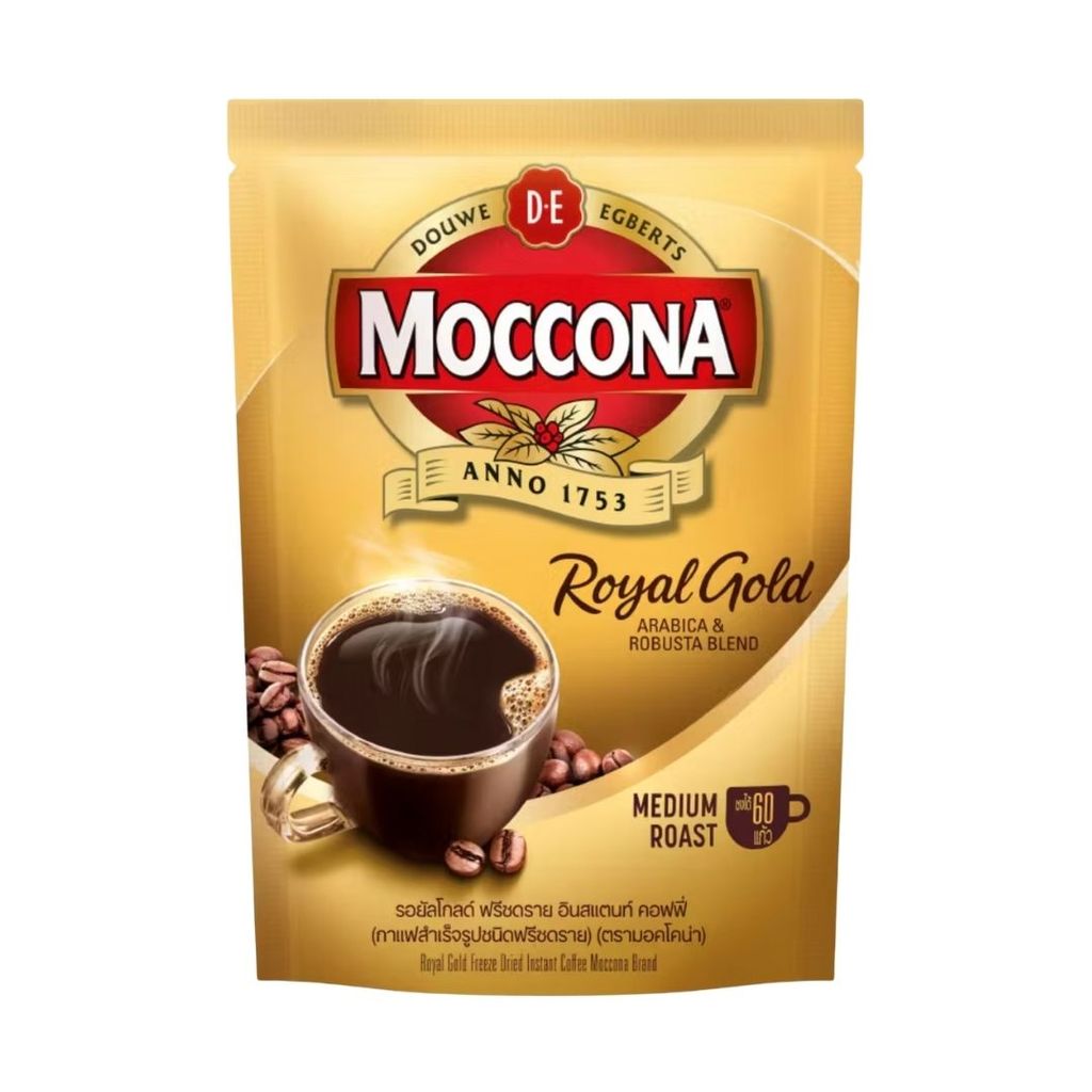 มอคโคน่า รอยัลโกลด์(Moccona Premium Royal Gold Doy Pack 120g.) ราคา ถูกที่สุด ดีลบีเคเค