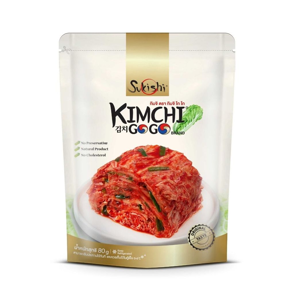 ซูกิชิ กิมจิผักกาดขาว(Sukishi Cabbage Kimchi 80g.)