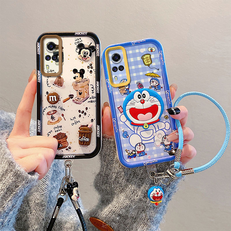เคสโทรศัพท์กันกระแทก Aestheticsสุภาพสตรีสไตล์ Lanyard vivo y21 2021 y33s y21s y21a y21e y21d y22 y22