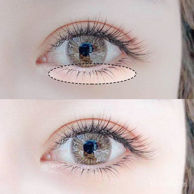 [คลังสินค้าพร้อม] MJshop ขนตาล่าง Ultra-Fine 0.1 Grafted ขนตาปลอมโปรตีนผ้าไหม Beautify Eyelash ขนตาป