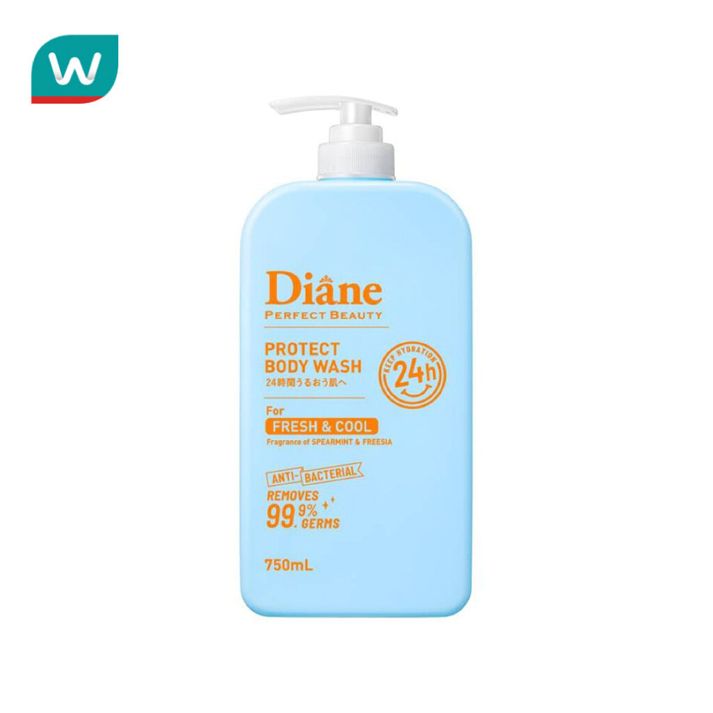 Diane ไดแอน เพอร์เฟค บิวตี้ โพรเทค บอดี้ วอช เฟรชคูล 750 มล. ครีมอาบน้ำสูตรเย็น