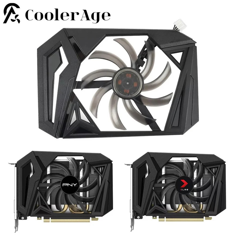 ใหม่ 95 มม.GA8S2H 4Pin Cooler พัดลมสําหรับ PNY GeForce RTX 2060 6GB XLR8 GTX 1660 Ti Super 1650 1650