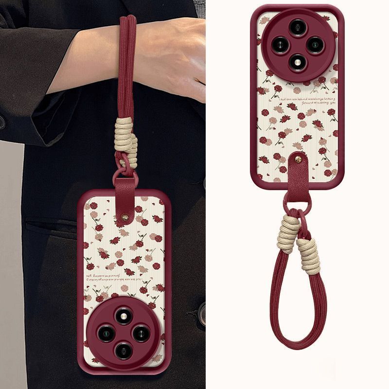 เหมาะสําหรับเคสโทรศัพท์ OPPOA3Pro PJY110 Rose Sky Eye Step หนังแกะรวมทุกอย่างเคสนุ่มกันกระแทกสไตล์ให