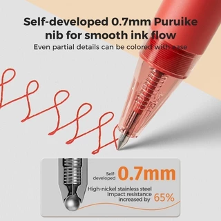 ENMY Rainbow Series อะคริลิค Retractable Fineliner Pens 48 สี DIYชุดปากกาหมึกเจลสี 100% สินค้าจริง