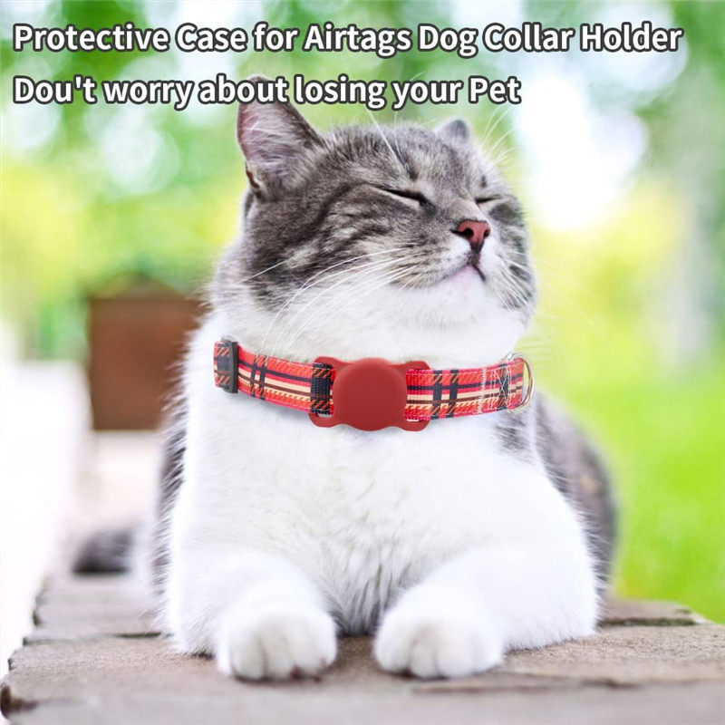 ปลอกคอแมว ปลอกคอสุนัข ข้ามพรมแดนสไตล์ใหม่ Airtag ปลอกคอสัตว์เลี้ยง Airtag โบฮีเมียนสไตล์ชาติพันธุ์พิ