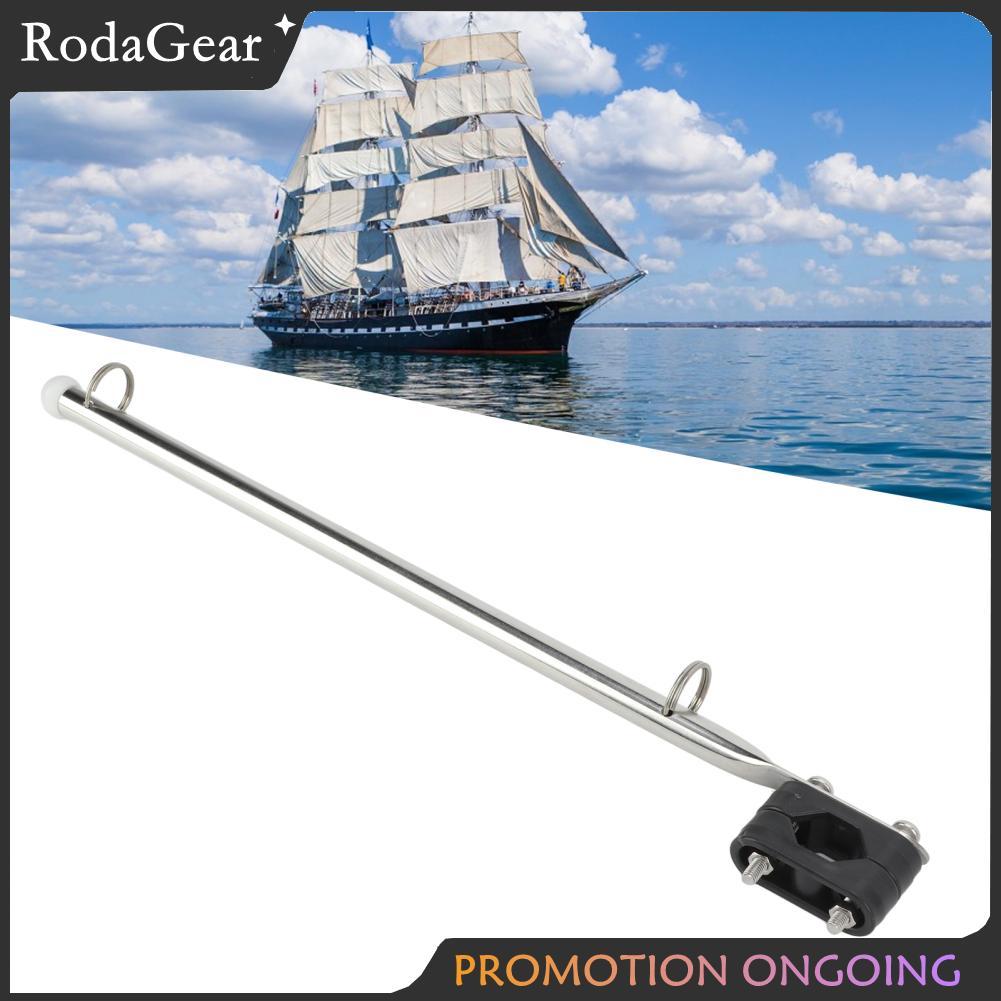 RodaGear เรือผู้ถือธง 390 มม./15.35in ปรับ Marine เสาธงสำหรับเรือยอชท์เรือใบ Speedboats
