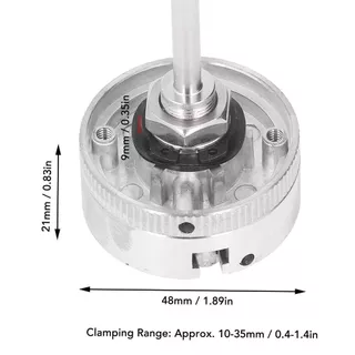 YEPURIPPIN เชยเครื่องกลึง 3 ขากรรไกร, 10x35 มม.หนีบอลูมิเนียมอัลลอยด์ Self Centering เครื่องกลึง Chuck, ทนทาน M12x1 มม.ด้าย Mini เครื่องกลึงไม้ขนาดเล็ก