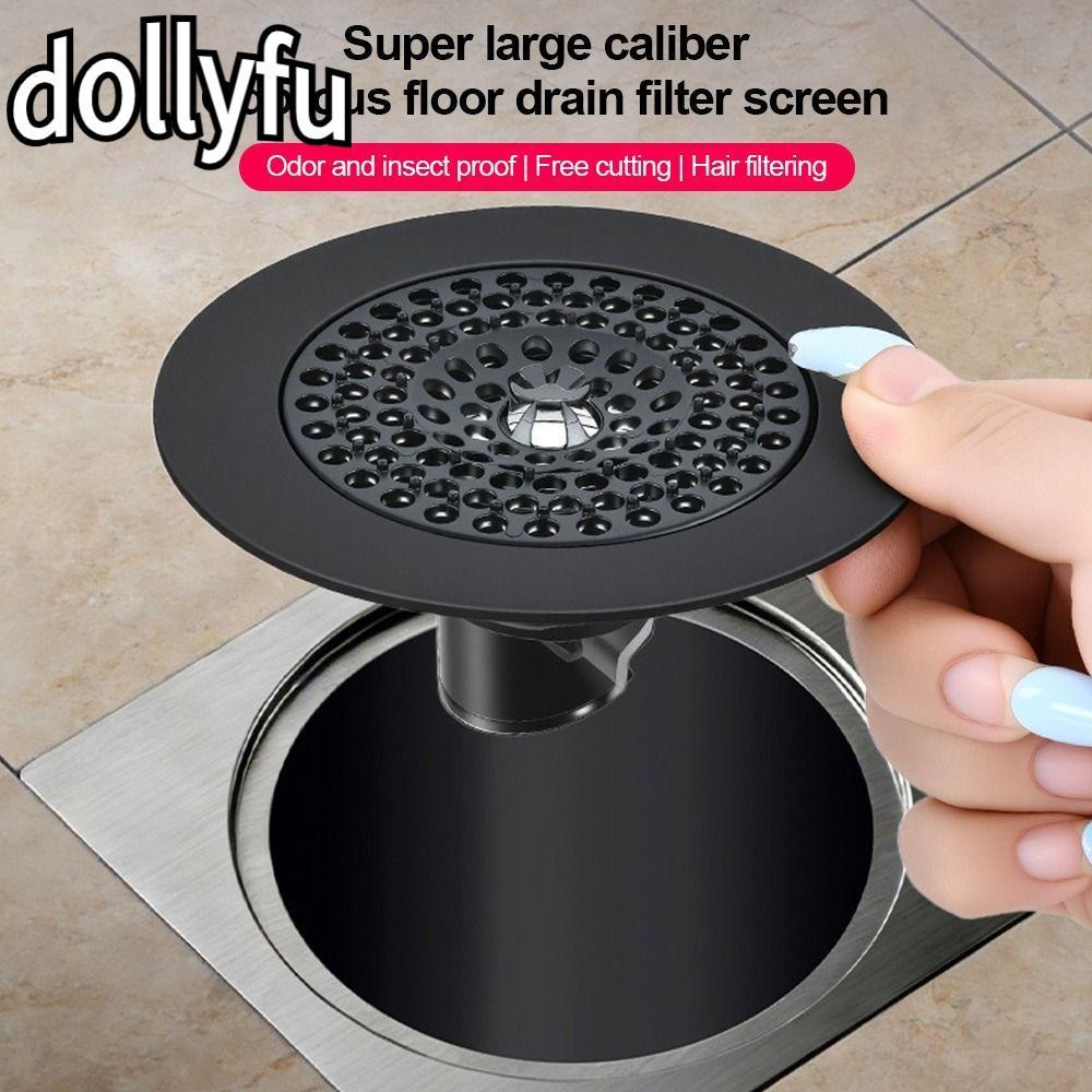 DOLLYFU ท่อระบายน้ําชั้น, ฝาครอบท่อระบายน้ําชั้นป้องกันแมลงป้องกันกลิ่น, ที่มีประโยชน์ท่อระบายน้ําอย่างรวดเร็วฝักบัวชั้นกรองอาบน