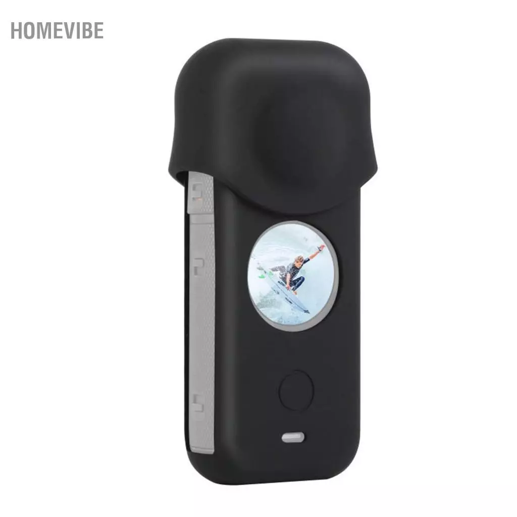 HomeVibe PULUZ เคสซิลิโคนพร้อมฝาครอบเลนส์สำหรับ Insta360 ONE X2 thumbnail 9