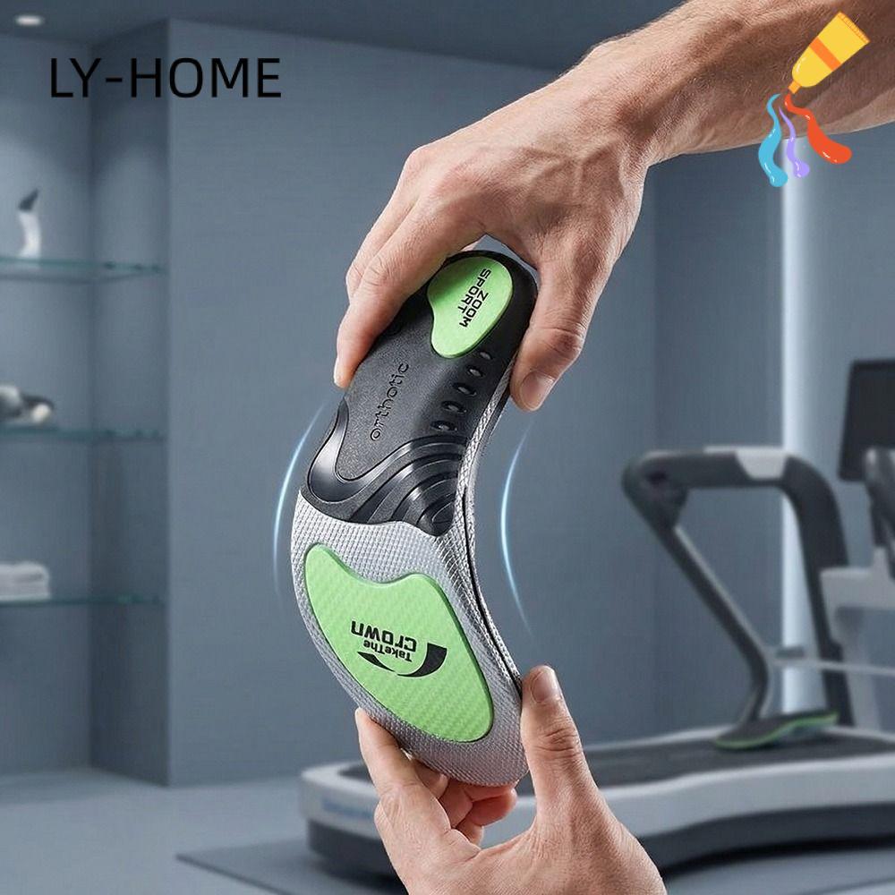LIAOYING Arch Support Insoles, Shock-Absorbing Pain Relief Sports Insoles, พรีเมี่ยมกลิ่นทนความเมื่อยล้าลด Anti-slip Fitness Training Insoles วิ่ง