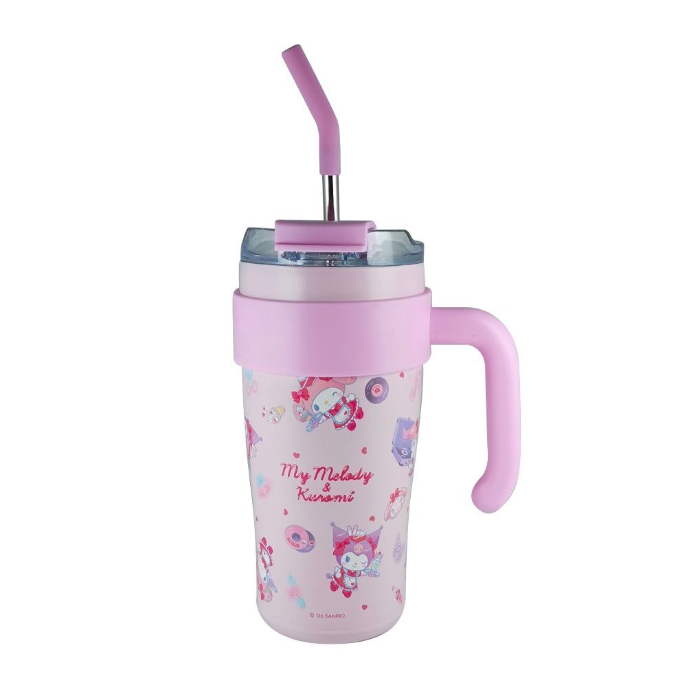 [สินค้าส่งด่วน] แก้วสเตนเลส คุโรมิ X มายเมโลดี้ 850 มล. (คละแบบ) STAINLESS CUP KUROMI X MY MELODY 850 ML. (ASSORTED)