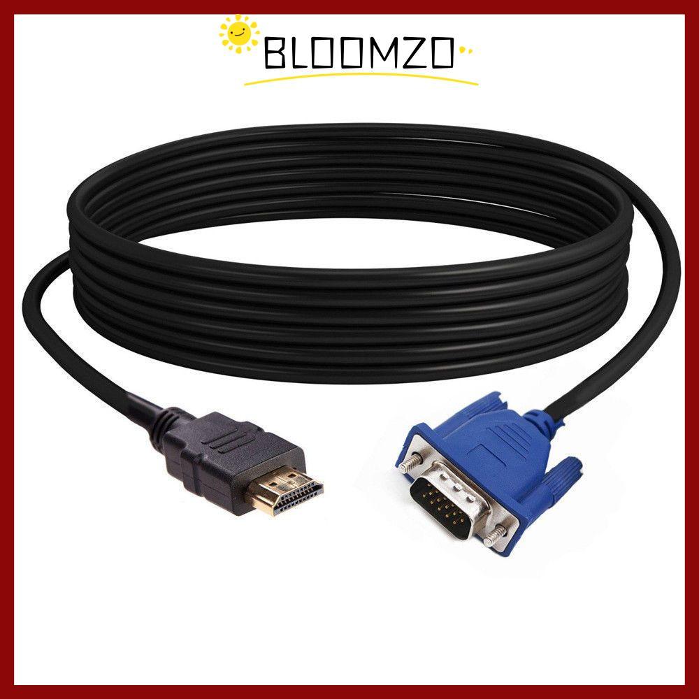 จัดส่งจากประเทศไทยBLOOMZO 1-5m HDMI-เข้ากันได้กับ VGA Converter Professional 1080P Video Connector สายอะแดปเตอร์ AV สําหรับ PC HDTV