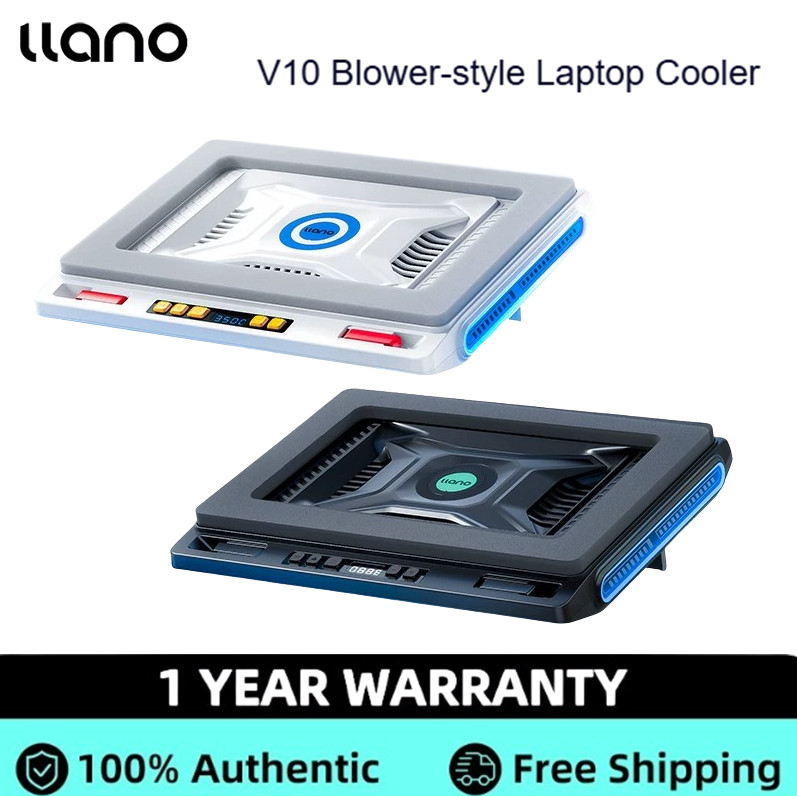 Llano V10 แล็ปท็อป RGB แล็ปท็อป Cooling Pad Stand พัดลมระบายความร้อน Fast Cooling คอมพิวเตอร์เล่นเกม