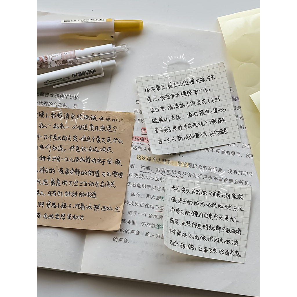 Simple Transparent Dot Sticker Handbook Decorative Dot Small Pattern ins Style Student Waterproof สะ