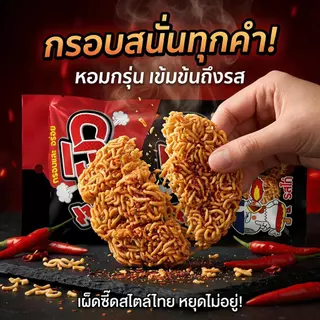 Jinlong บะหมี่กึ่งสำเร็จรูปจิ้ว 5-10 ถุง รสชาติผสม กรอบอร่อย อุดมไปด้วยรสเผ็ด ให้ความเพลิดเพลินทุกคำ