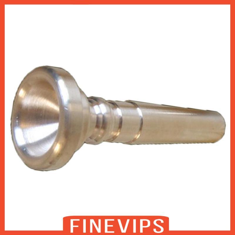 [Finevips] ทรัมเป็ตฮอร์น Bugle Mouthpiece ชิ้นส่วนทรัมเป็ตสําหรับของขวัญดนตรีดําเนินการ