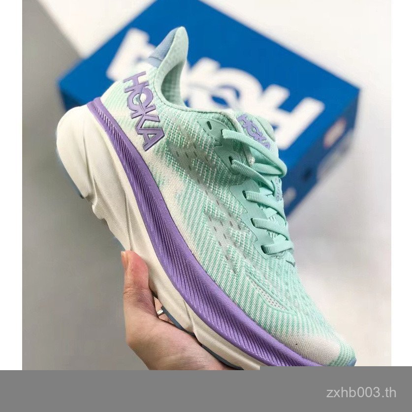 Hoka 2025-Clifton 9 รองเท้ากีฬาวิ่งกันกระแทกและทนต่อการสึกหรอ FY2A