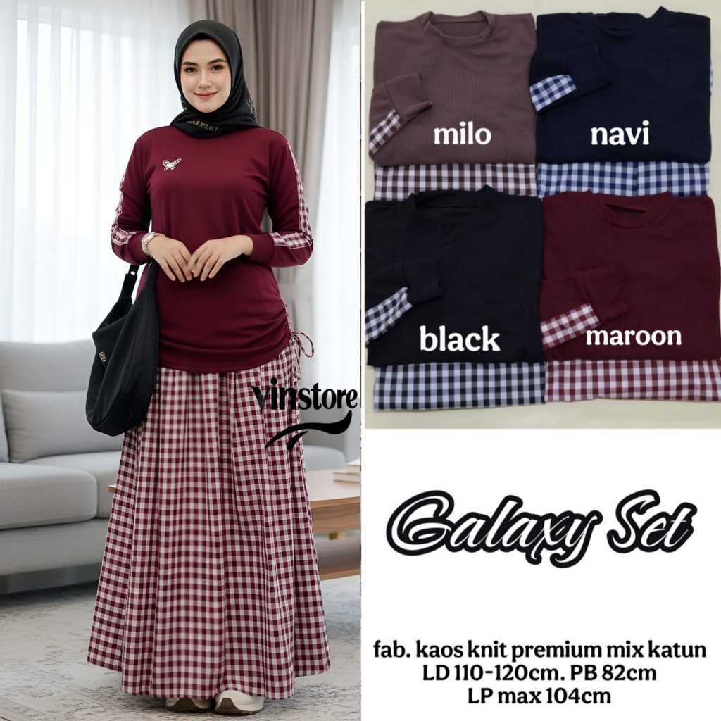 มีกลุ่มผู้ขายครั้งขอ kke addin er Elrumi GALAXY SET VISTORESET KNIT SKIRT LD 110 er Elrumi