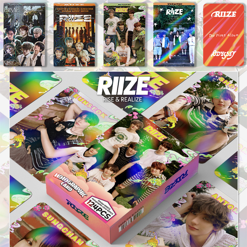 Kpop RIZE Photocard สติกเกอร์ชุด Lomo Card Collection WONBIN SEUNGHAN SOHEE Idol อุปกรณ์ต่อพ่วงตกแต่