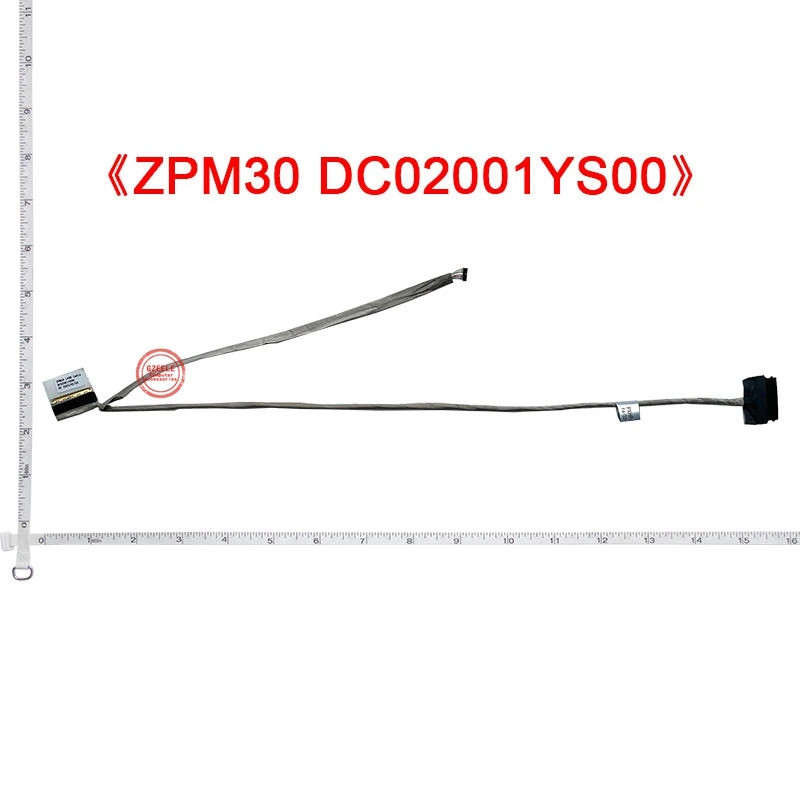 หน้าจอวิดีโอ Flex สายไฟสําหรับ HP probook 430 G2 ZPM30 ZPM30 DC02001YS00 แล็ปท็อป LCD LED LVDS จอแสด