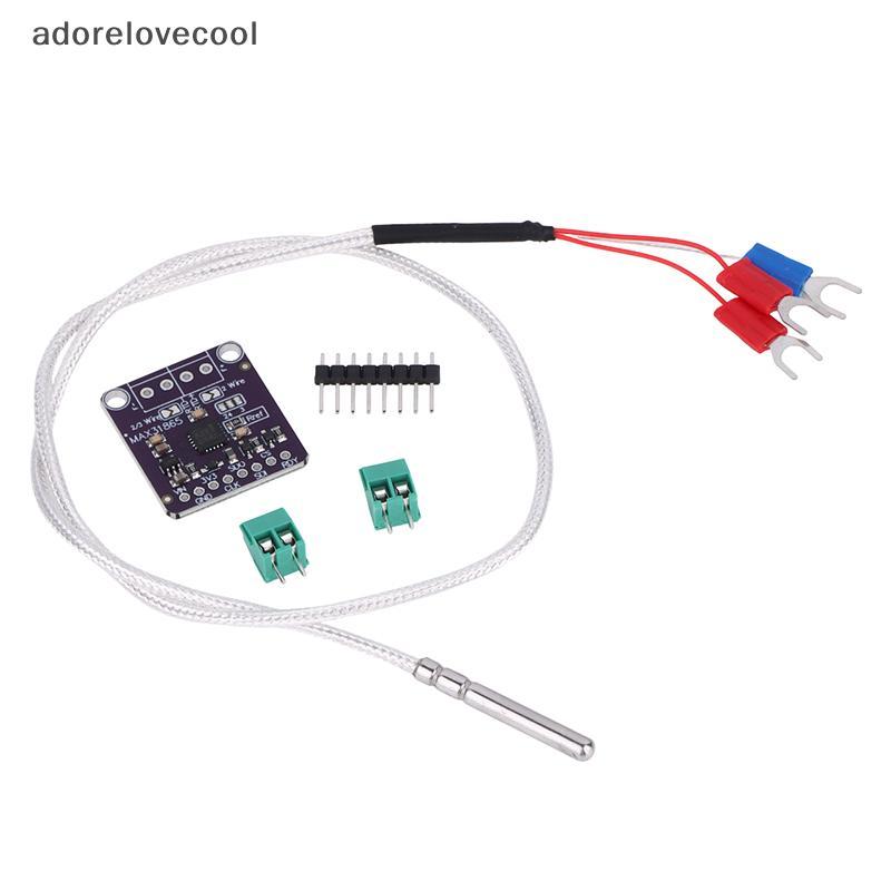 ADTH MAX31865 ความต้านทานอุณหภูมิเครื่องตรวจจับโมดูล RTD Sensor PT100-PT1000 Thermocouple อิเล็กทรอน
