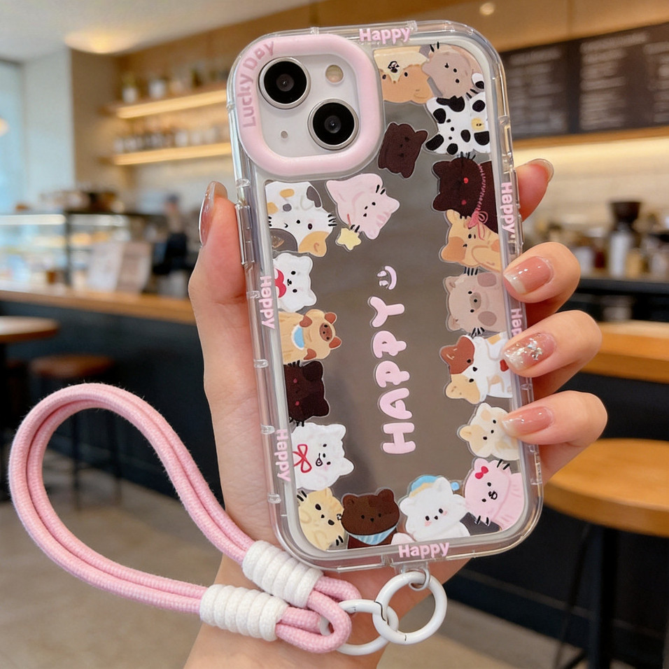 🌷🌷เคสไอโฟน สำหรับ iPhone 17ProMax 16 15ProMax 14PLUS 13PRO XR XS 7PLUS-HLJMNY61