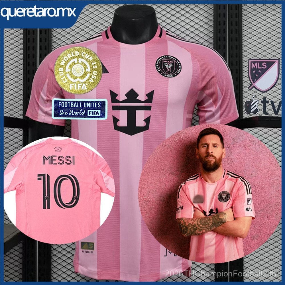 Player Version SSS+2025-26 Inter Miami Home Jersey Player Version