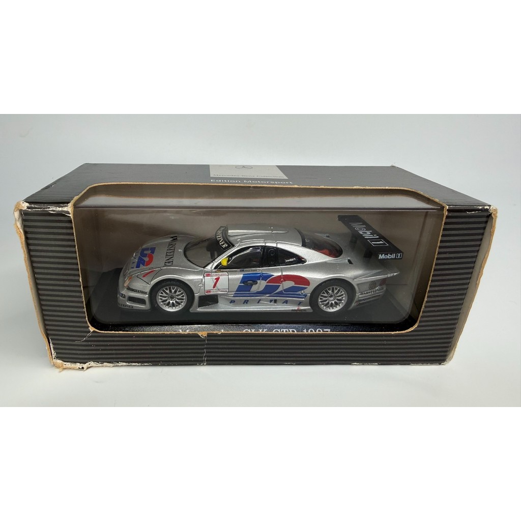 [สต๊อกพร้อม ติดต่อหากคุณมีคําถามใดๆ] Maisto 1/43 Mercedes-Benz CLK-GTR 1997 Racing Model