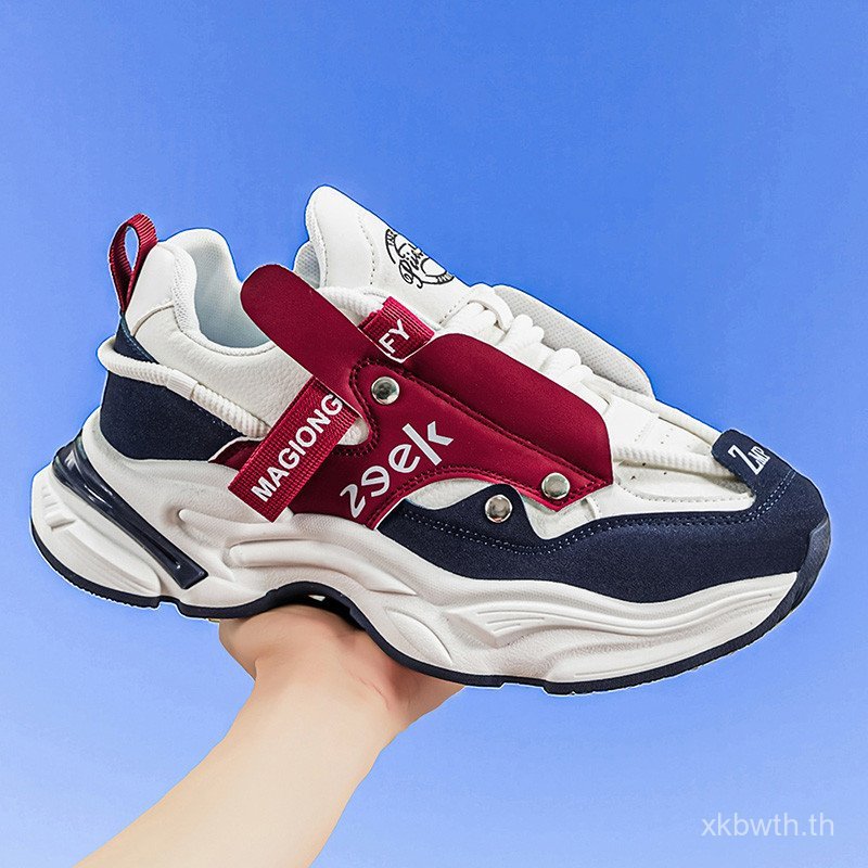 Xinhai Style Thick-Soled Daddy Shoes รองเท้ากีฬาอินเทรนด์ขนาดใหญ่