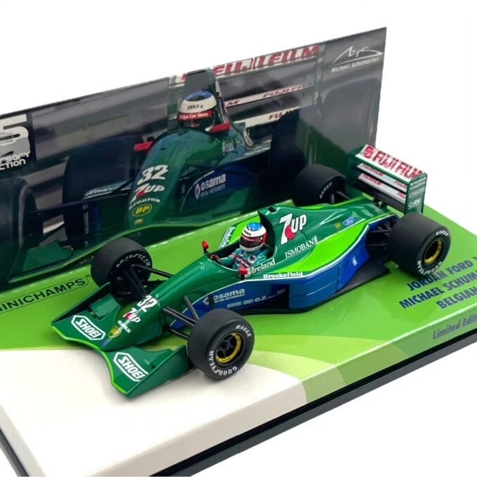 [มาใหม่เดือนพฤษภาคม] F1 Racing Car Model 1: 43 Mini Chejordan J191 Schumahebelgium Station Professio