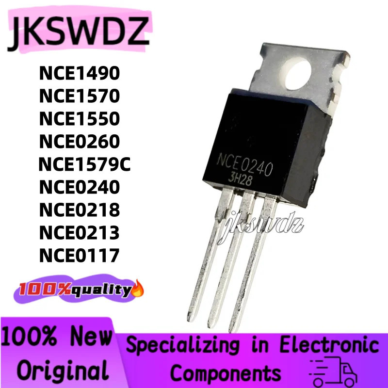 1-5PCS NCE0260 NCE0240 NCE0218 NCE80H15 NCE1550 NCE1570 NCE1490 NCE0117 NCE1579C TO-220 MOSFET ในสต็