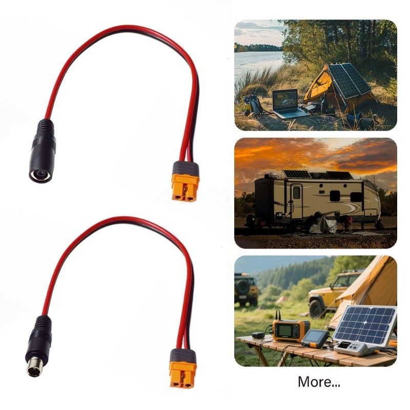 AADT DC8020 To XT60I สายแปลงพลังงานหญิง สําหรับการจัดเรียงแสงแดดและเครื่องกําเนิดไฟฟ้า