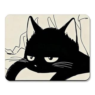 แผ่นรองเมาส์ Black Cat ขนาด 260x210x3 มม. (K094214)