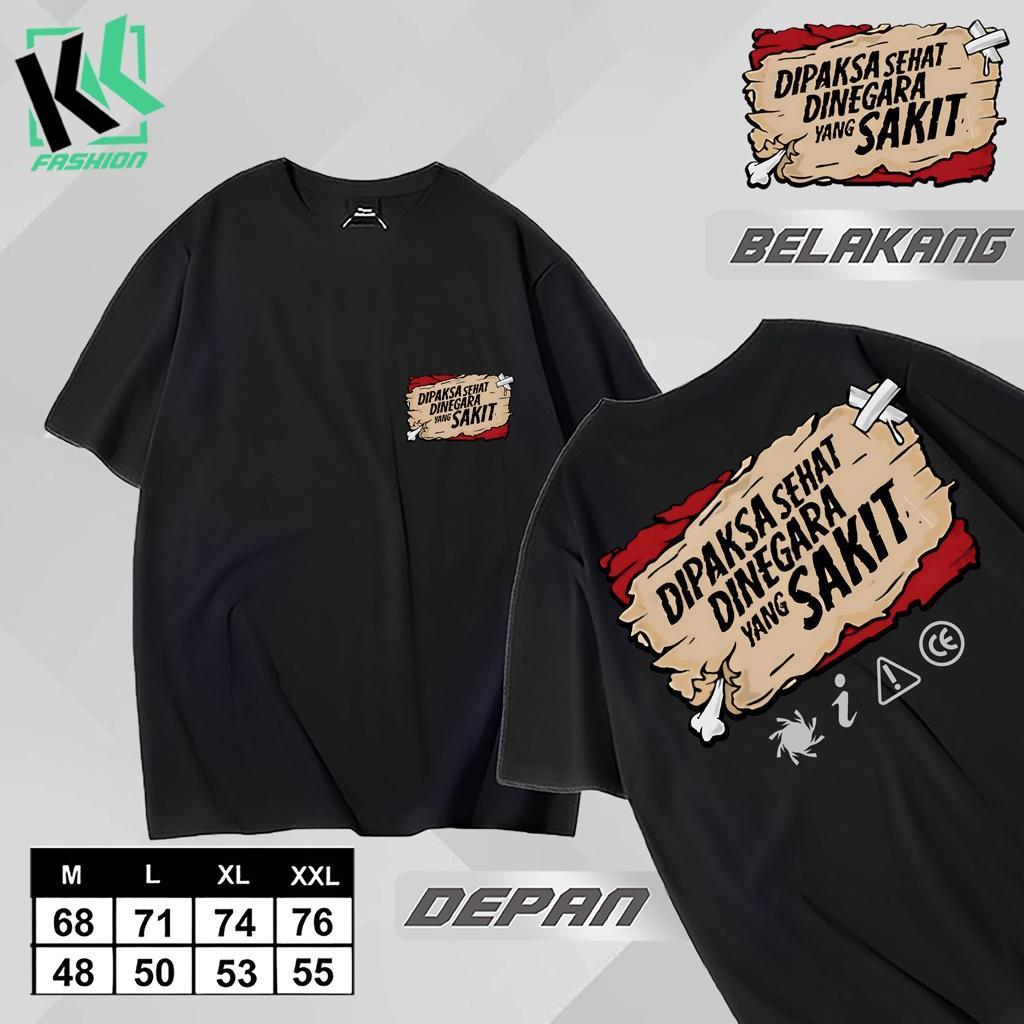 ใหม่ล่าสุดเสื้อยืดและเสื้อยืดพร้อมคําเพื่อสุขภาพในการส่งมอบ SICK COUNTRY MADE IN 24S COMBED MATERIAL