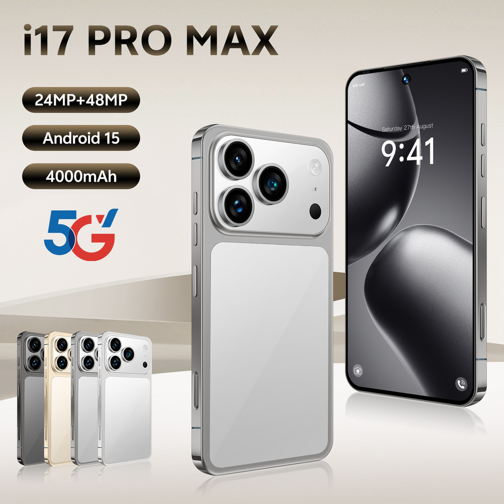 2025 สมาร์ทโฟนใหม่เอี่ยม i17pro max Mini Phone 16+1TBคลังสินค้าพร้อม⭐⭐0506  2.5  5