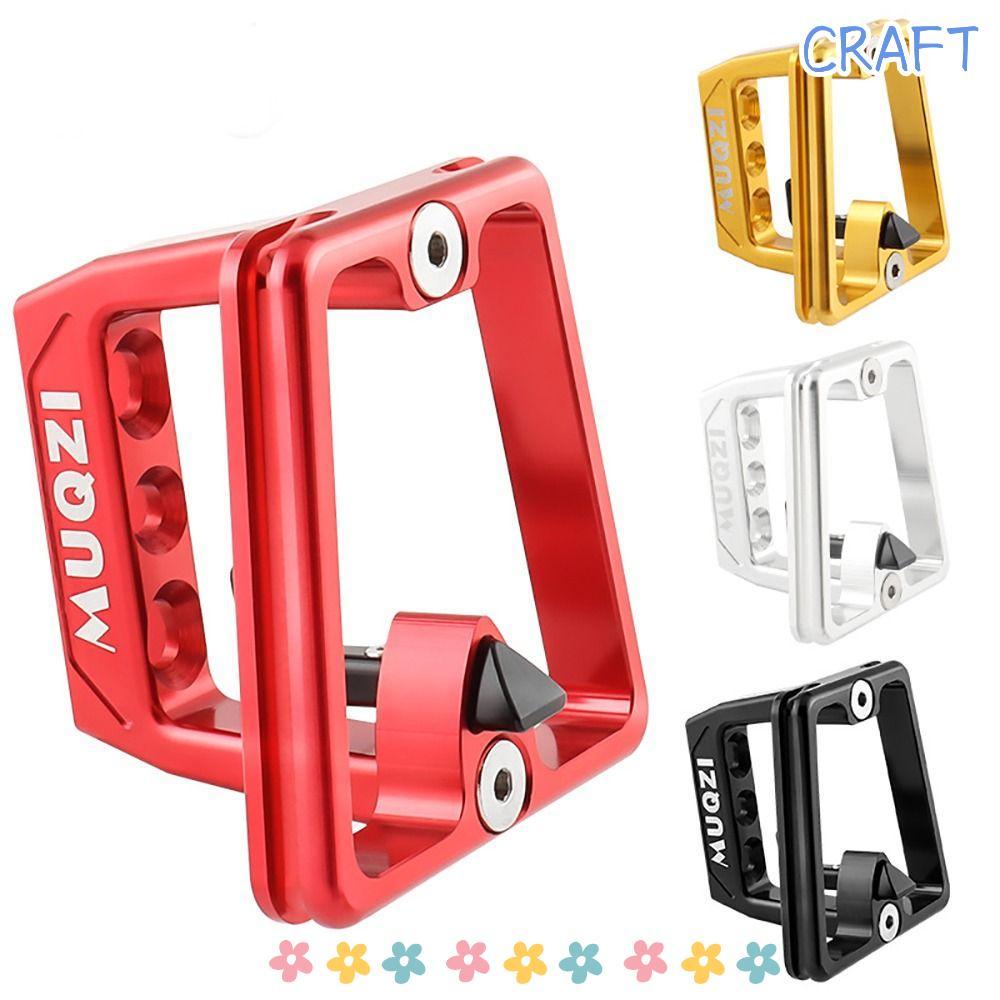 พ่วงหน้าจักรยานพับได้ ทนทาน อุปกรณ์เสริมอลูมิเนียมอัลลอยด์ CRAFT FRONT RACK
