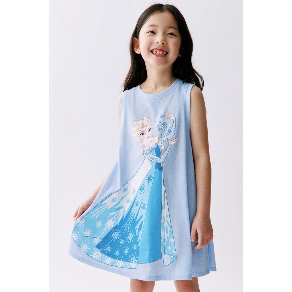 H&M(เอชแอนด์เอ็ม) เดรสทรงเอลายพิมพ์ เด็กหญิง 1334770_1