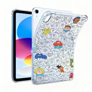 เคสป้องกันแท็บเล็ต TPU แบบใส for IPad 5th/6Th Pro 13" Pro 9.7" Pro 11 Air 5 4 3 2 1 Air 5 Air13 Mini 7 6 5 4 3 2 1