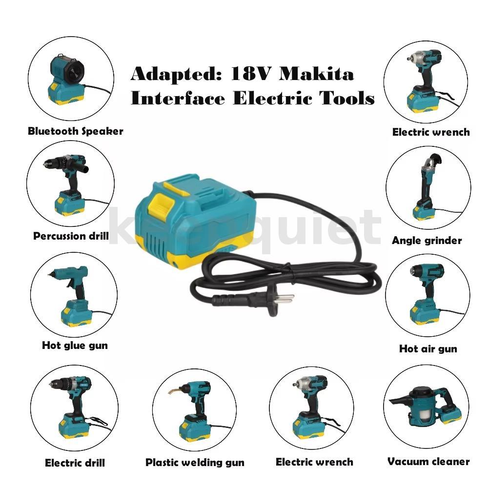 ไฟ DC 20V/35A ปรับให้เข้ากับเครื่องมือไฟฟ้าอินเทอร์เฟซ Makita 18V