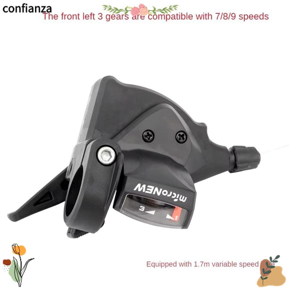 CONFIANZA จักรยาน Levers Shifter, 7/8/9/10/11Speed ซ้ายขวา Thumb Mountain Bike Shifter, จักรยานอะไหล